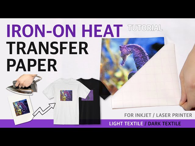 [How To Use] Iron-on Heat Transfer Paper