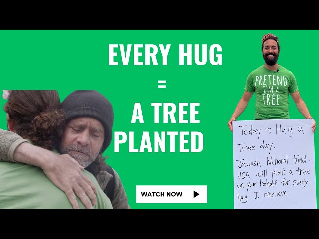 For Every Hug A Tree Gets PLANTED - Let's Go!