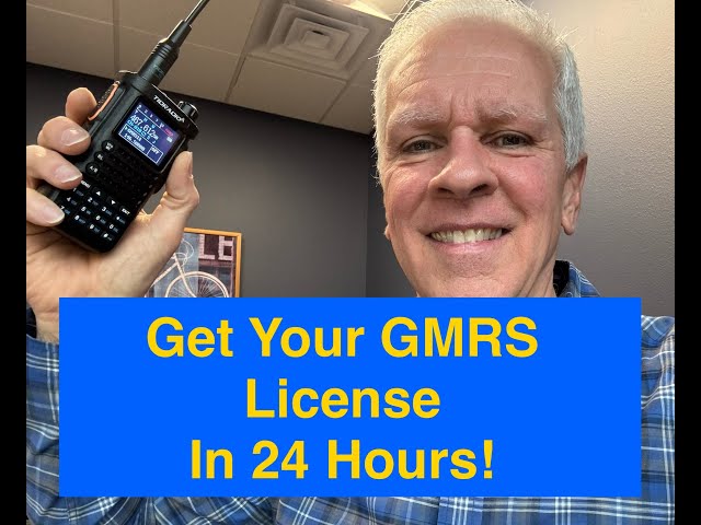 GMRS License In Less Than 24 hours! GMRS Made Easy - Step By Step - GMRS License the Easy Way