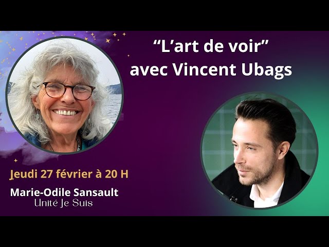 🧑‍🤝‍🧑 Une soirée avec l’artiste Vincent Ubags pour apprendre « L’art de voir »