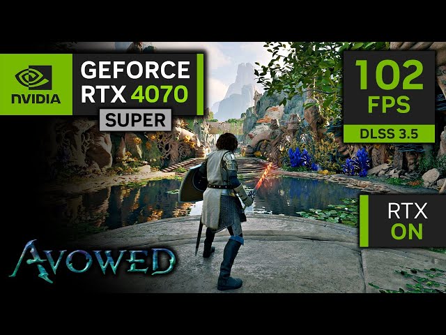 RTX 4070 SUPER on Avowed | 1080p, 1440p, 4K with NVIDIA DLSS 3.5! #pcgamepasspartner