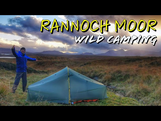 A Wet & Remote WILD CAMP on Rannoch Moor!