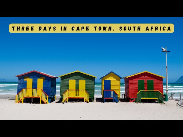 CAPE TOWN South Africa in 3 Days | Complete Itinerary & Travel Guide