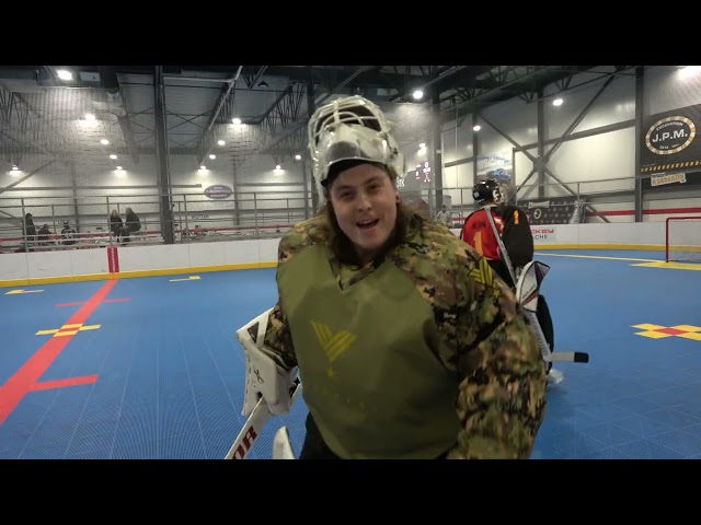 @NationalBallHockeyLeague3 @NBHL  LES BOYS vs VÉTÉRANS NATIONAL BALL HOCKEY LEAGUE CANADA  DEK GOPRO