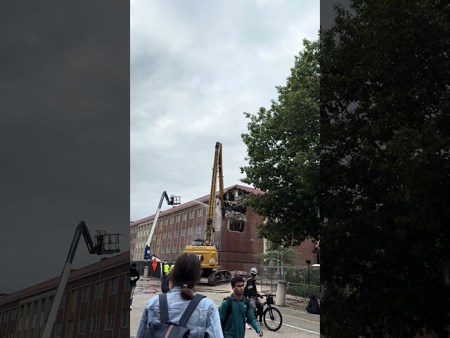 Demolition of Purdue University Heavilon Hall (HEAV) - 09/30/2024