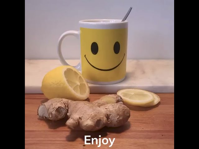 How To Make Lemon and Ginger Tea