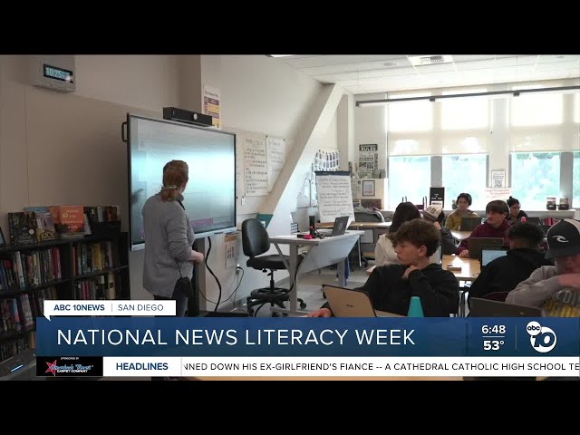 Point Loma High School students learn the importance of news literacy