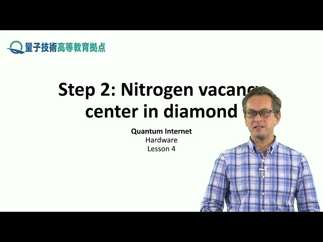 4-2 Nitrogen vacancy center in diamond