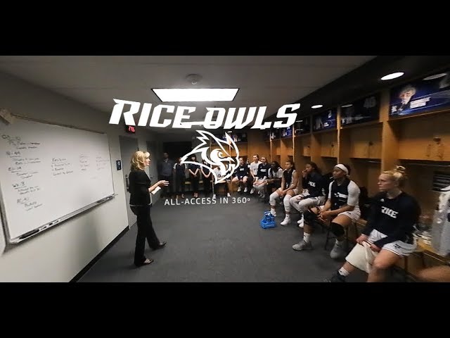 Rice Owls women's basketball all-access in 360º