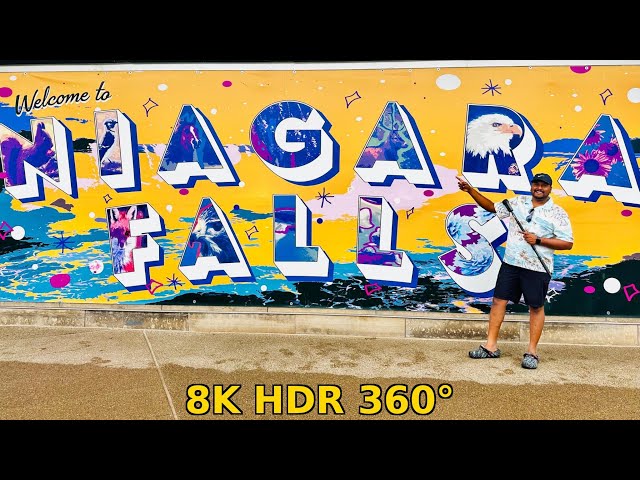 Niagara Falls Adventure in 8K HDR 360° – maid of the mist boat tour