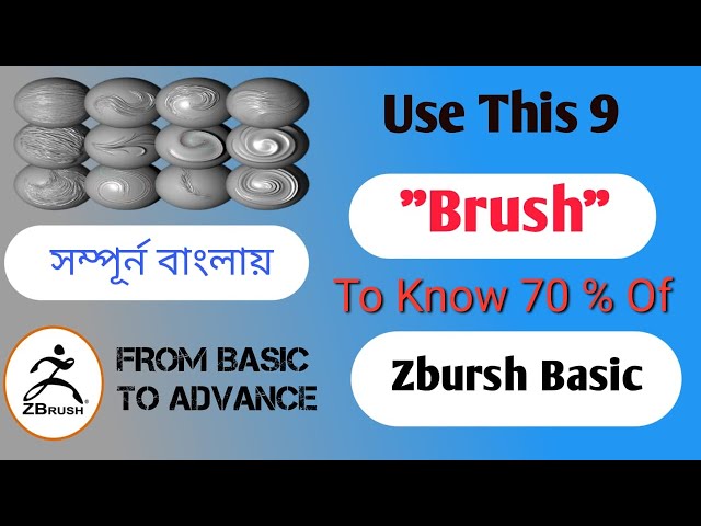 The Only 9 Brushes You Ever Need In Zbrush