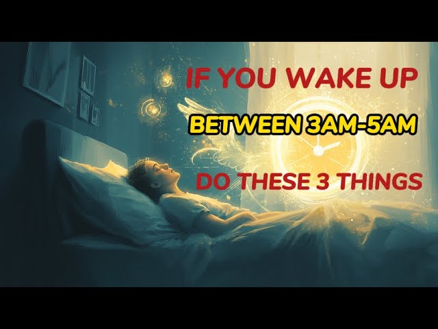 CHOSEN ONES, If You Wake Up Between 3AM & 5AM, DO THESE 3 THINGS