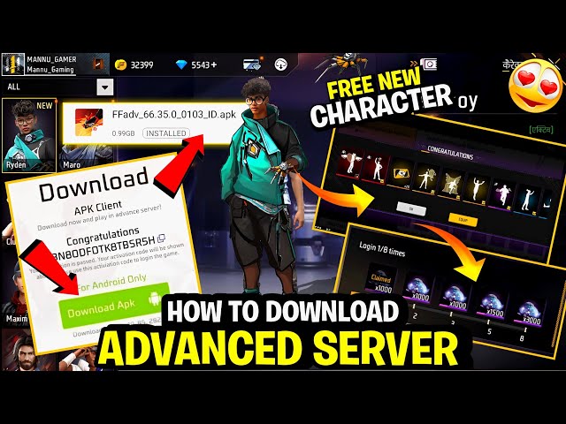 How To Download Advance Server Free Fire 🥳🤯 | Ob43 Advance Server Download Link | Ff Advance Server