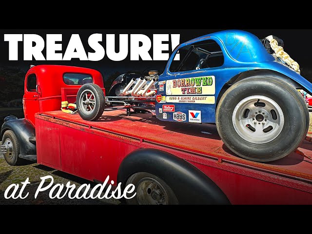 The COOLEST Drag Car & Ramp Truck + Vintage Treasure at HISTORIC Track