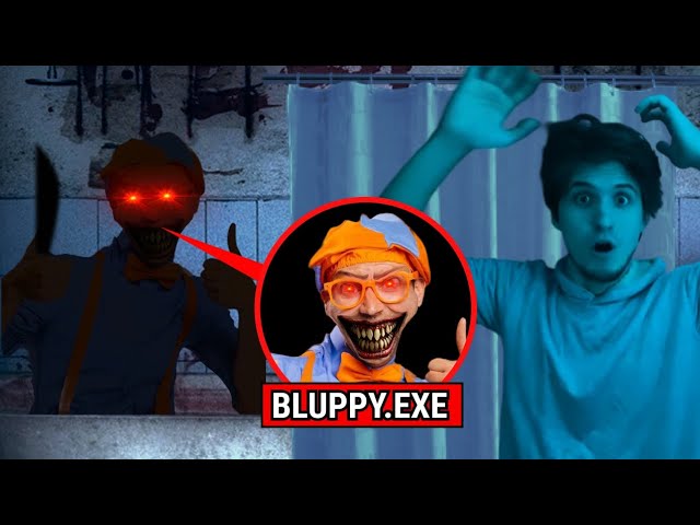 BLIPPI.EXE IN REAL LIFE AT 3:AM! HIDE and SEEK WITH BLUPPY.EXE