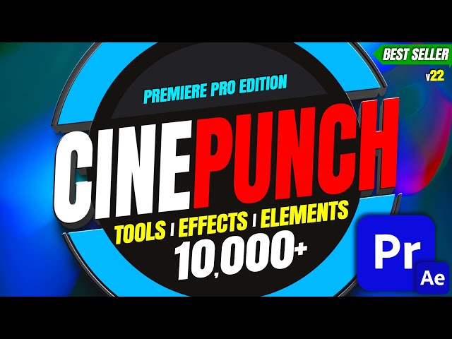 The Ultimate Premiere Pro Bundle - Premiere Pro Effects, Transitions, LUTs - (CINEPUNCH TRAILER)