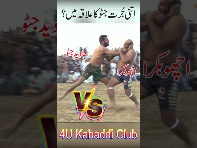 New jattu kabaddi | Javed Jattu kabaddi dangal with Indian Bumsi & Achu Bakra302 #shorts #wrestling