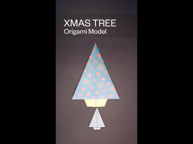 Origami Christmas Tree in Just 9 Folds? Easy...