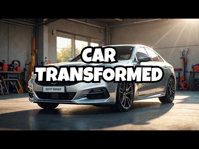 Witness the complete transformation of a car in just 30