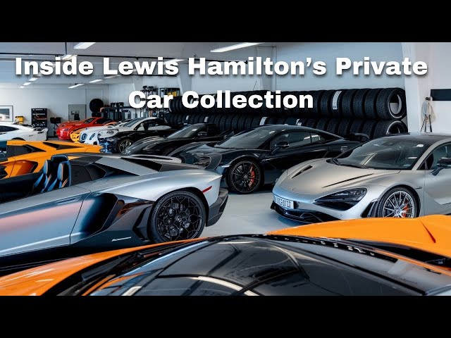 Inside Lewis Hamilton’s Private Car Collection #formula1 #lewishamilton