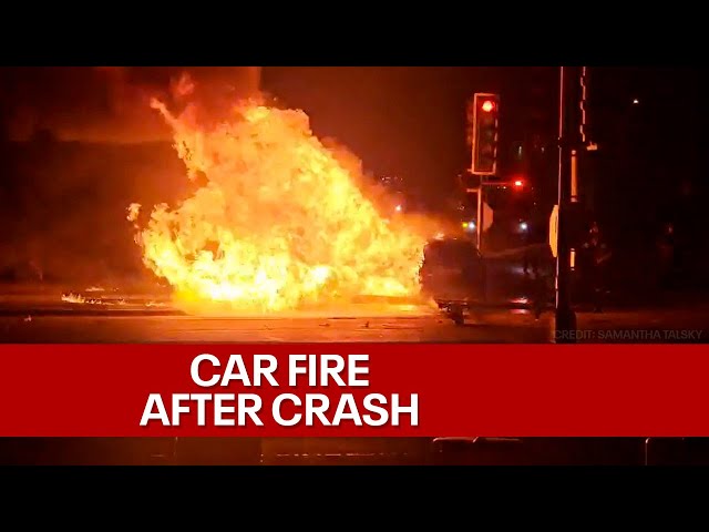 West Milwaukee crash, vehicle fire | FOX6 News Milwaukee