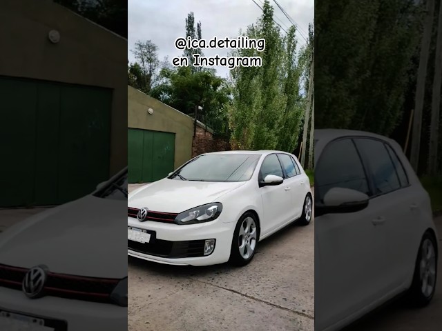 Pero que brillooo 🚀🚀. Lavado premium para el golf GTI