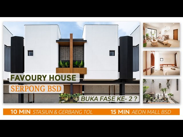 Rumah Homey tapi Mewah di Serpong BSD ! Cuma 1M an aja | FAVOURY HOUSE | EASTON URBAN KAPITAL