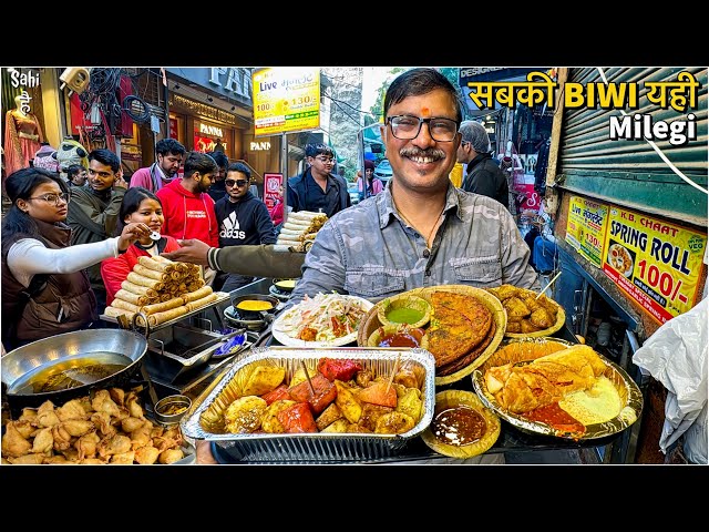 Delhi Street Food ke NATIONAL Chaat King 😍 14+ VIRAL Items | Street Food India