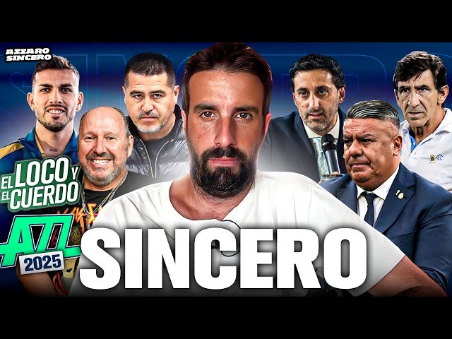 AZZARO SINCERO (PAREDES A BOCA / ¿VUELVE EL LOCO Y EL CUERDO? / COSTAS Y MILITO / TAPIA / AZZ 2025)