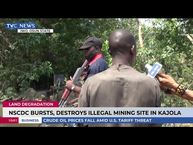 NSCDC Bursts, Destroys Illegal Mining Site In Kajola