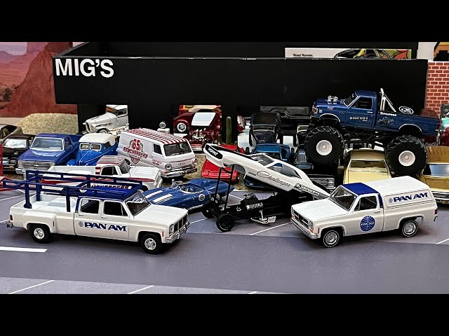 1/64 Dually's, Monster Trucks, and Funny Cars! M2 | Greenlight | Auto World | #diecast