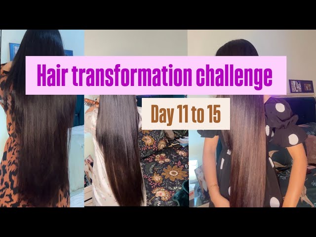 Hair transformation series day 11 to 15 | hair care | Aymen zahra