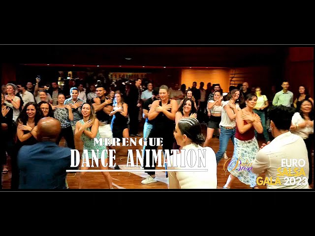 Merengue Dance Animation With The Artists Dinner & Euro Salsa Gala  Salsa Brisa