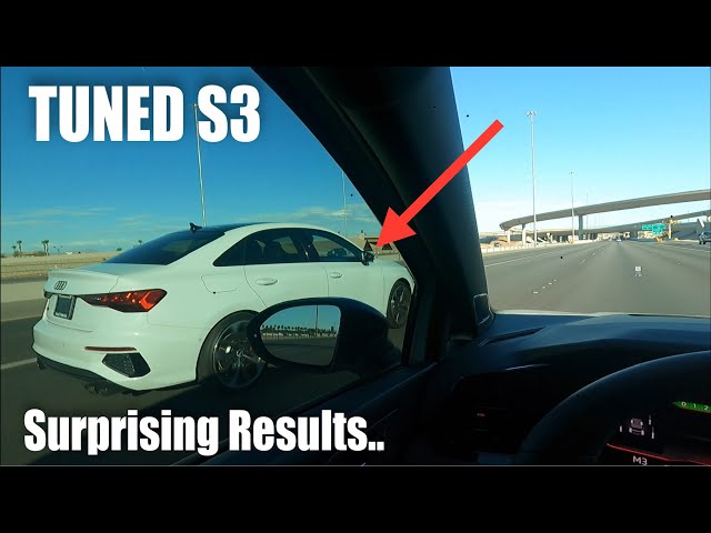 2023 MK8 Golf R DSG vs TUNED 2022 Audi S3 RACE!