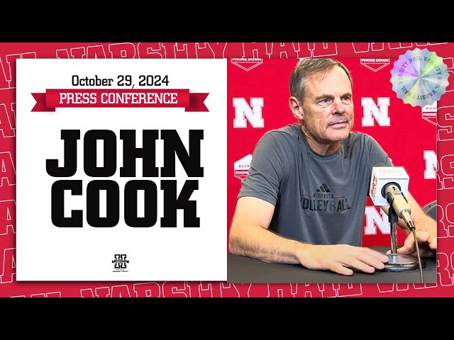 Rivalry Matchup: John Cook Previews Nebraska’s Clash with Wisconsin | Press Conference