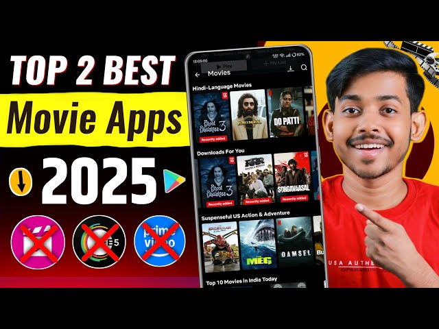 🎬Top 2 Best Movie Apps 2025 | New Best Movies Download App | New Movie Download Kaise Kare