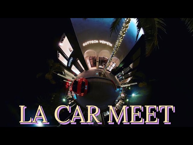 Gta car meet in real life LOS ANGELES (360 cam POV)