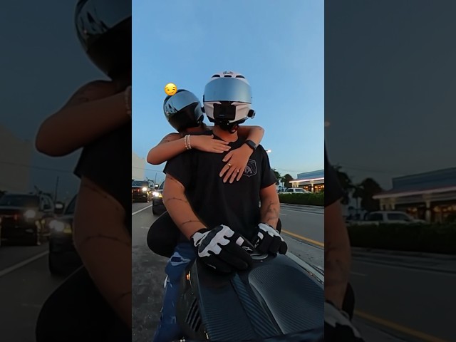 Matching my energy, I’m so lucky 🥰 #couple #bikelife #cute #bikergirl #love #motorcycle #biker