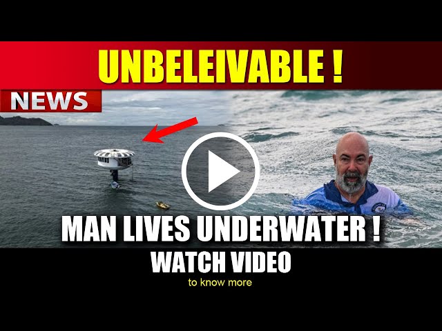 Man Lives Underwater for 120 Days Sets World Record | rudiger koch underwater video