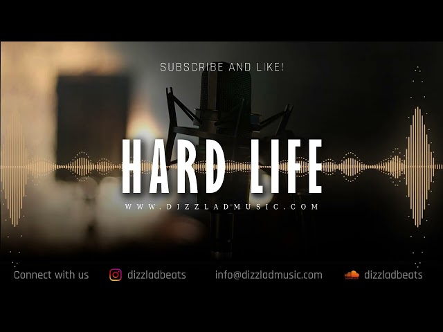 Rap Beat R&B Hip Hop Rap Instrumental Music New  - "Hard Life"