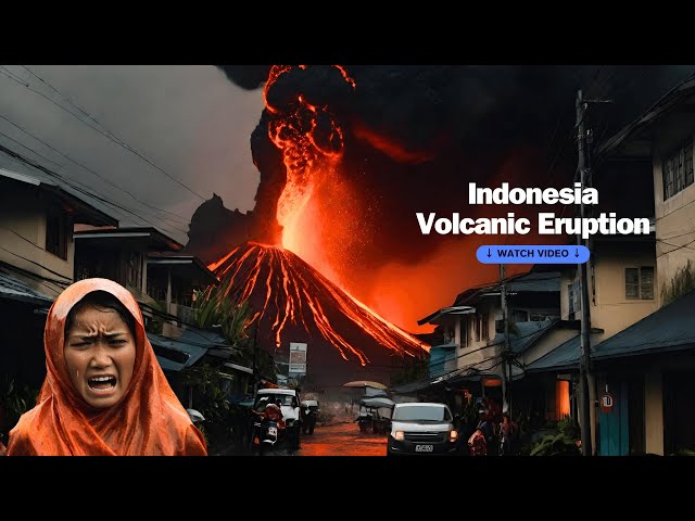 Island Evacuated and Covered in Ash: Indonesia Volcanic Eruption!North Sulawesi Mt. Ruang !