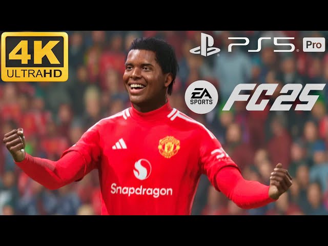 EA FC 25 Patrick Dorgu Last Minute Goal Celebration For Manchester United!