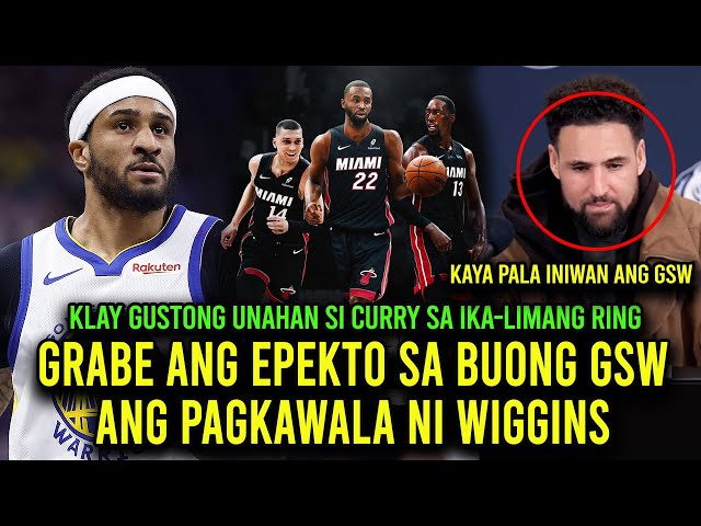 MATINDI TO! KLAY! KAYA PALA INIWAN ANG GSW! GUSTONG UNAHAN SI CURRY SA IKA-5 RING? WIGS NAGSALITA NA