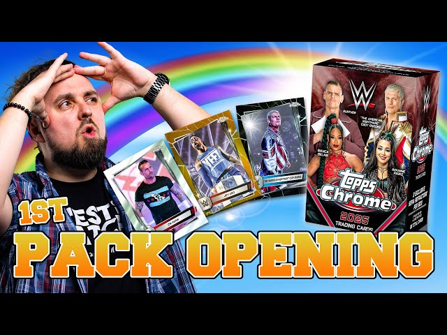 WWE TOPPS CHROME 2025 : Mon premier PACK OPENING