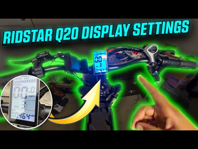 RIDSTAR Q20 Display Settings Guide - M5 Display