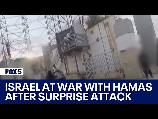 Israel "at war" with Hamas after surprise attack leaves hundreds dead