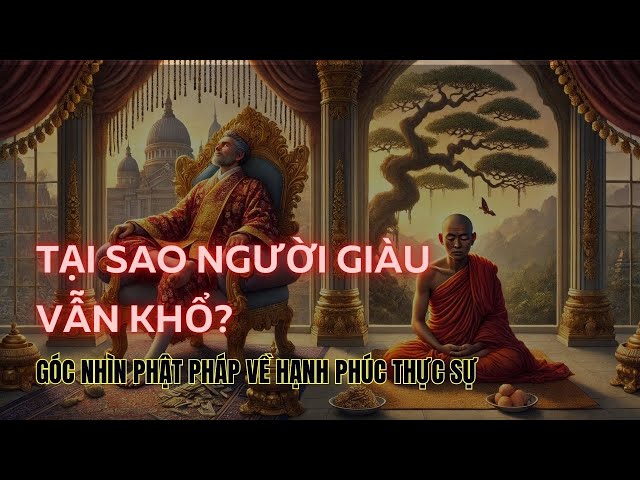 🙏 Tại Sao Người Giàu Vẫn Khổ? Góc Nhìn Phật Pháp Về Hạnh Phúc Thực Sự