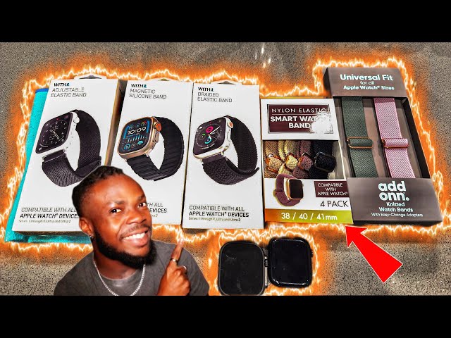 DON’T Buy Apple Watch Bands From Apple! Buy These INSTEAD - Apple Watch Budget Bands Unboxing