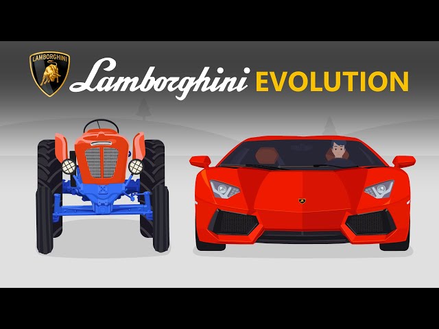 Evolution of Lamborghini (1/3) | From Tractors to Sports Cars