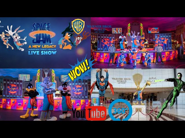 360 Video Indoor Playground Family | Warner bros. World Abu Dhabi | Space Jam Show